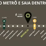 Studio Com Mezanino A 30 Passos Do Metro Brooklin