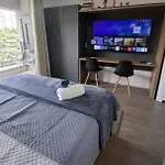Studio Novo A Duas Quadras Do Allianz - Cama Queen