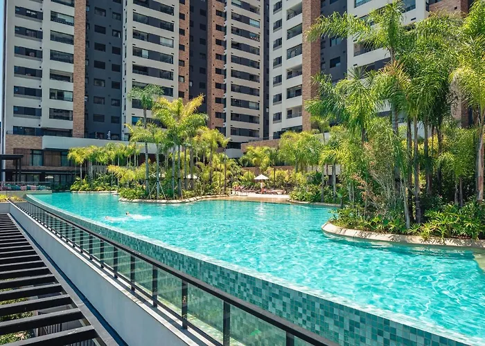 Incrivel Skyline Do 22º Em Resort Paradisiaco