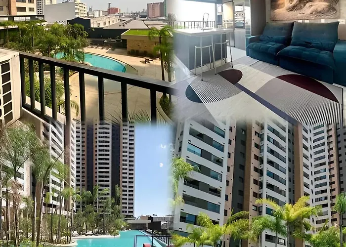 Apto Garden - Resort Com Piscina Borda Infinita Sp