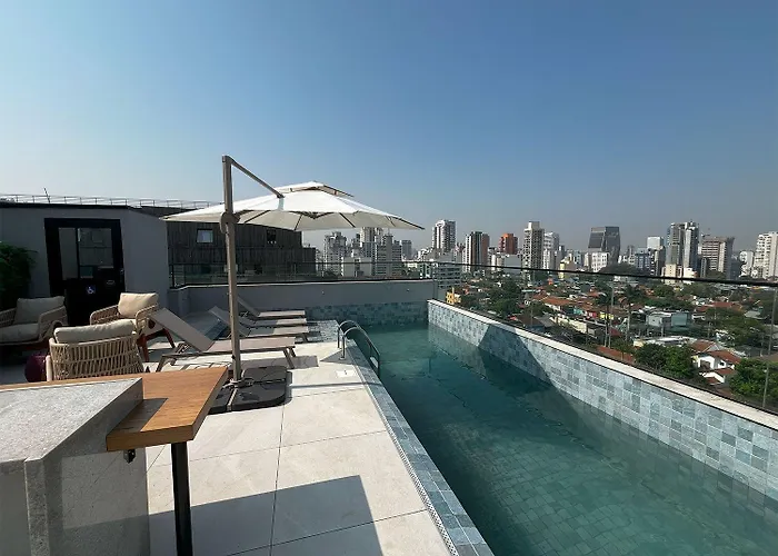 Conforto - Garagem, Cama Queen, A/C E Piscina - V. Madalena - 15 Min Da Faria Lima
