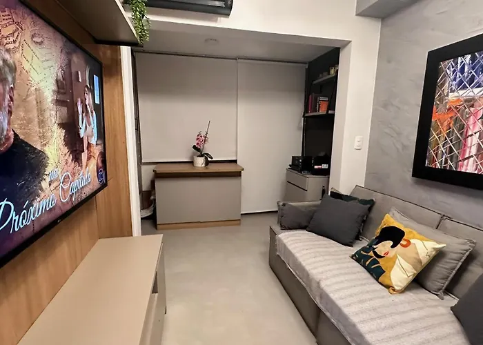 Studio Em Frente Ao Shopping Eldorado Completo