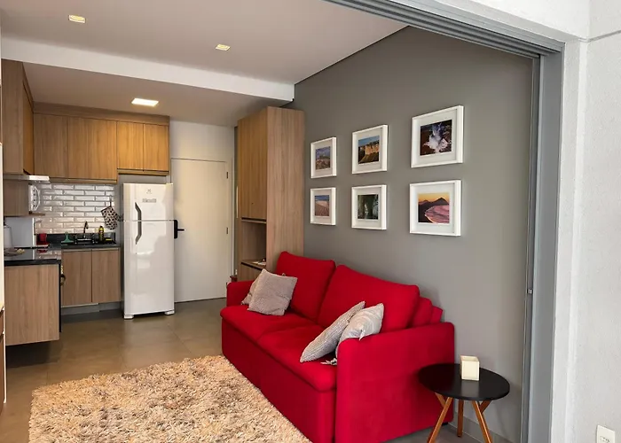 Loft em Moema, próximo ao Metro, com academia e sauna no condomínio