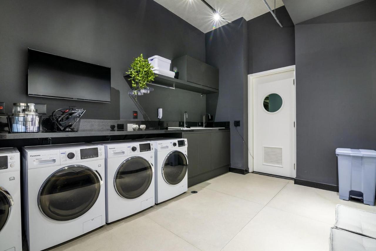 Cama Queen- Loft Super Moderno Na Olimpia Apartamento São Paulo