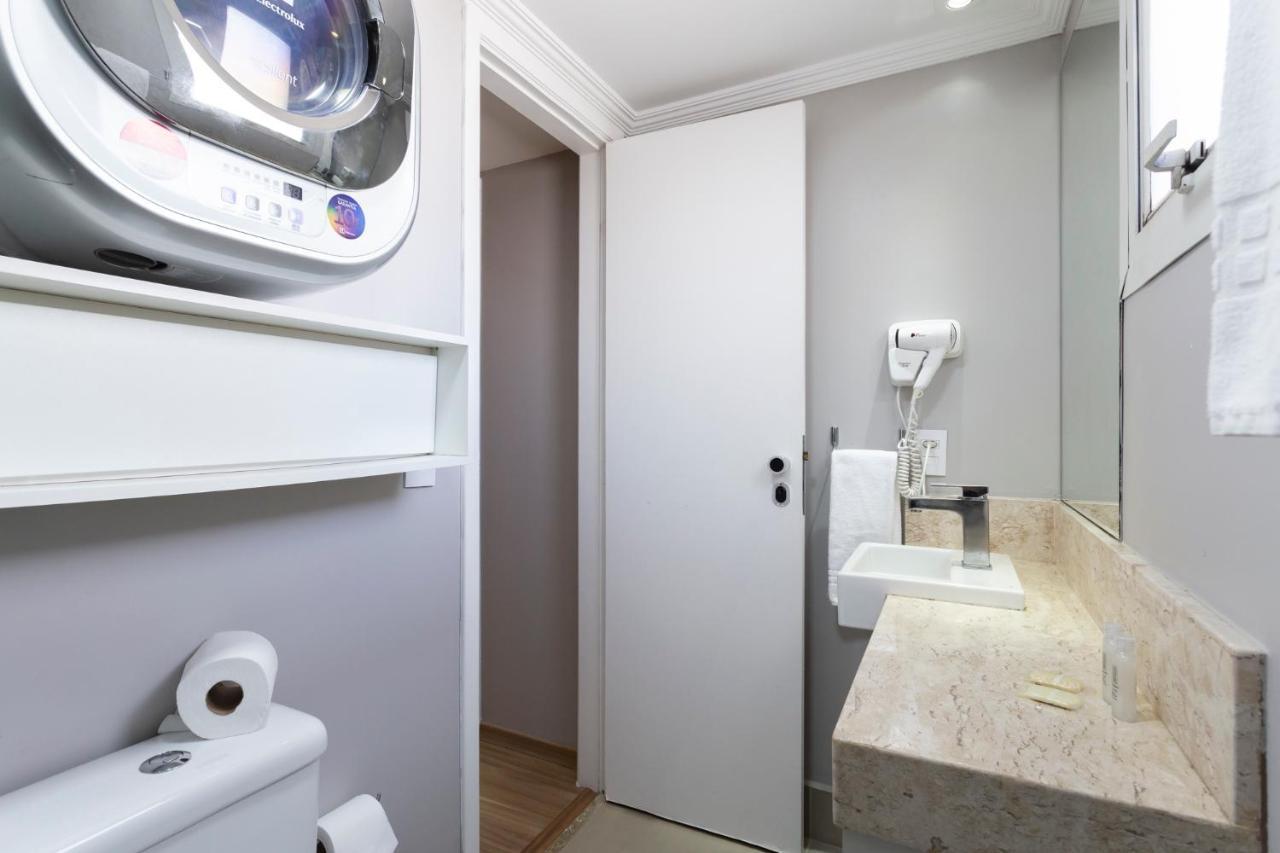 Apartamento Flat Confortavel Na Rua Haddock Lobo *