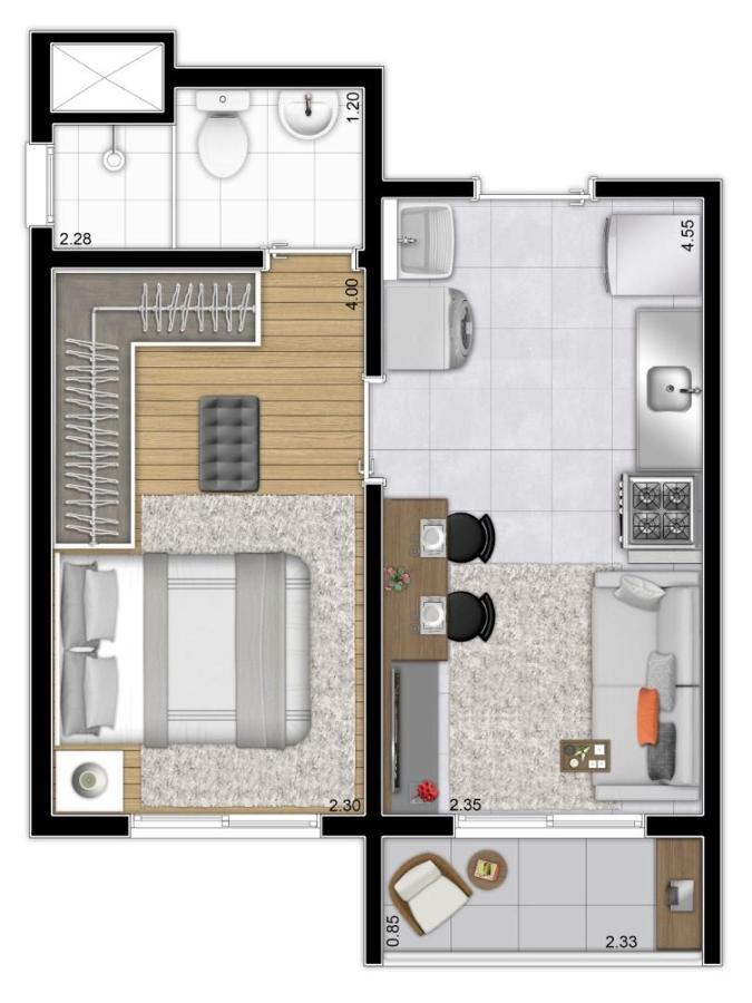 Apartment Chacara Santo Antonio, Ao Lado Da Estacao Joao Dias 7