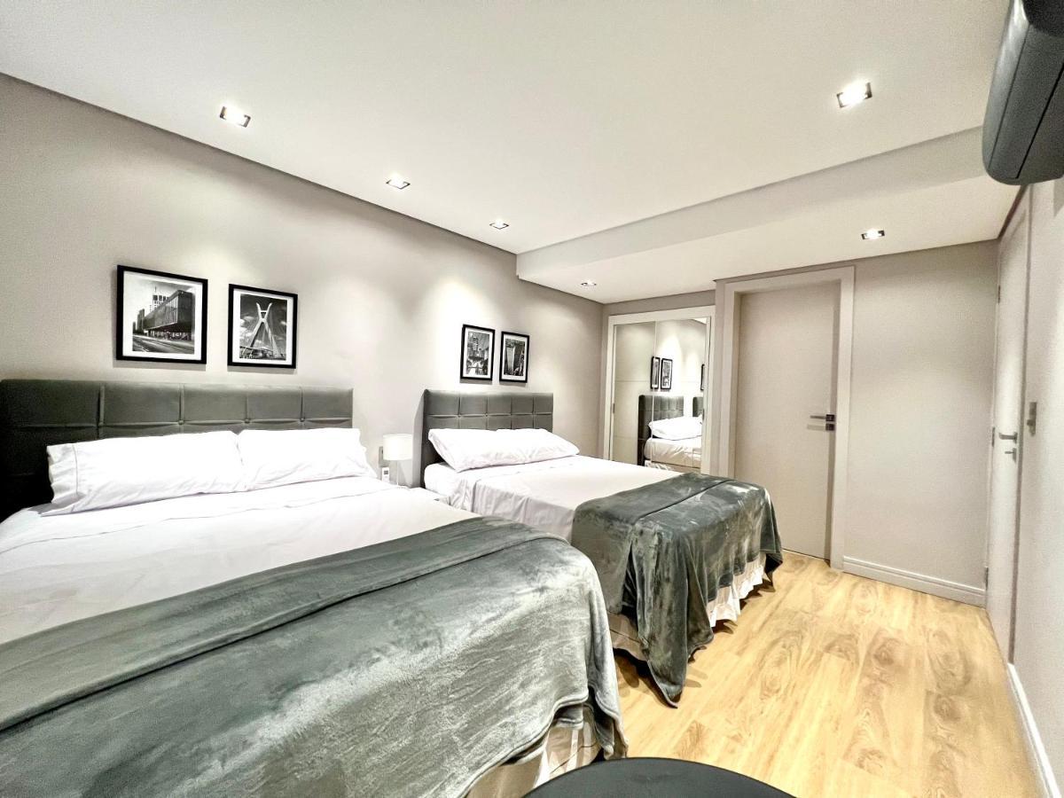 Flat Novo, 2 Quartos, Garagem No Coracao Dos Jardins São Paulo