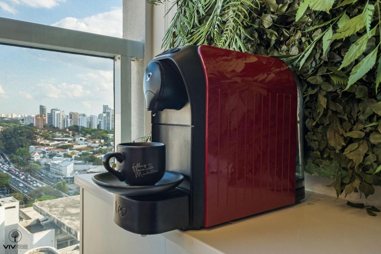 Palazzo Ibirapuera 21 º Andar Wi-fi, Ar E Metro A 5 Minutos * Sao Paulo