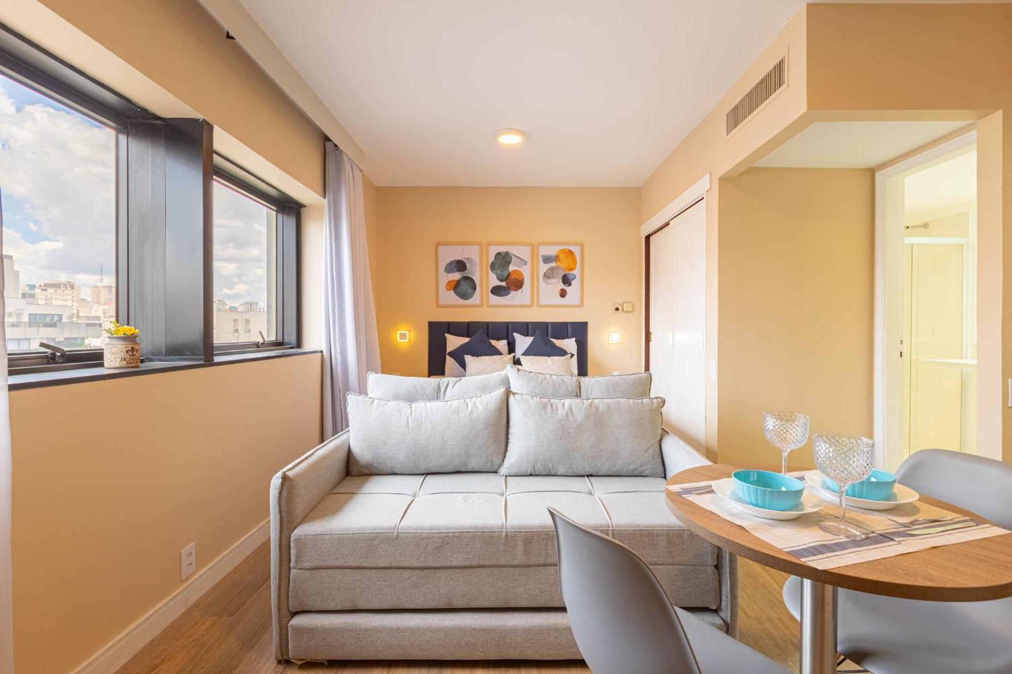 Easy Star - Lindo Flat C/vaga No Jardim Paulista - Du01i Apartamento São Paulo