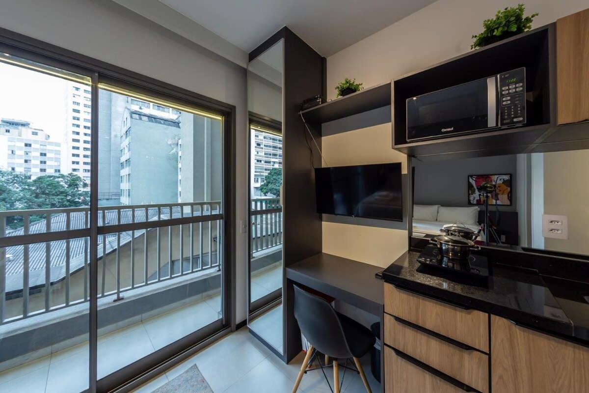 Apartment Bhomy Consolacao - Varanda E Lazer Completo Vn411 *