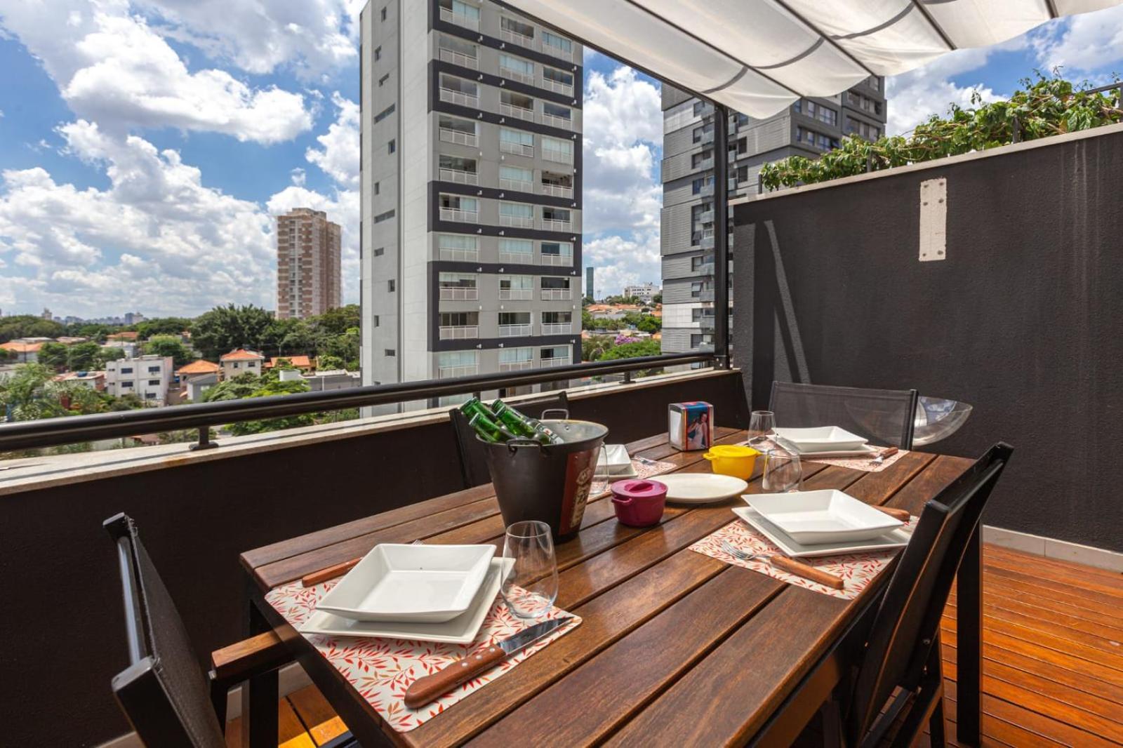 Easy Star - Com Garden Encantador Ao Lado De Congonhas - Df01h Apartment Sao Paulo