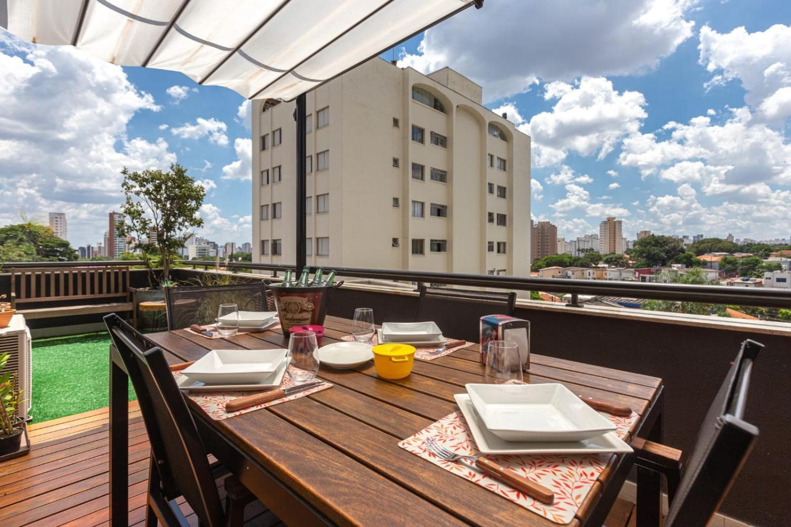 Apartment Easy Star - Com Garden Encantador Ao Lado De Congonhas - Df01h Sao Paulo