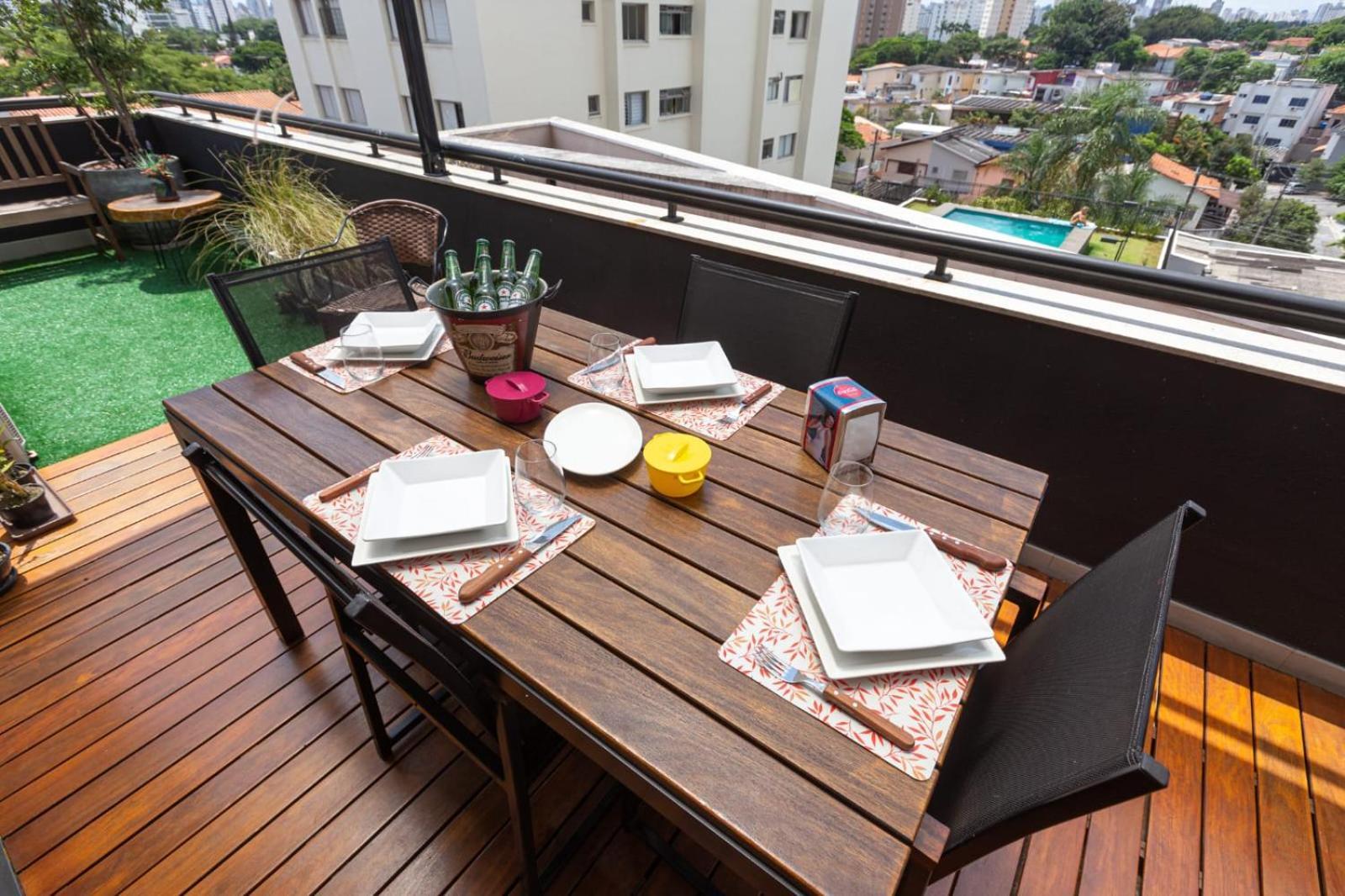 Easy Star - Com Garden Encantador Ao Lado De Congonhas - Df01h Apartment Sao Paulo