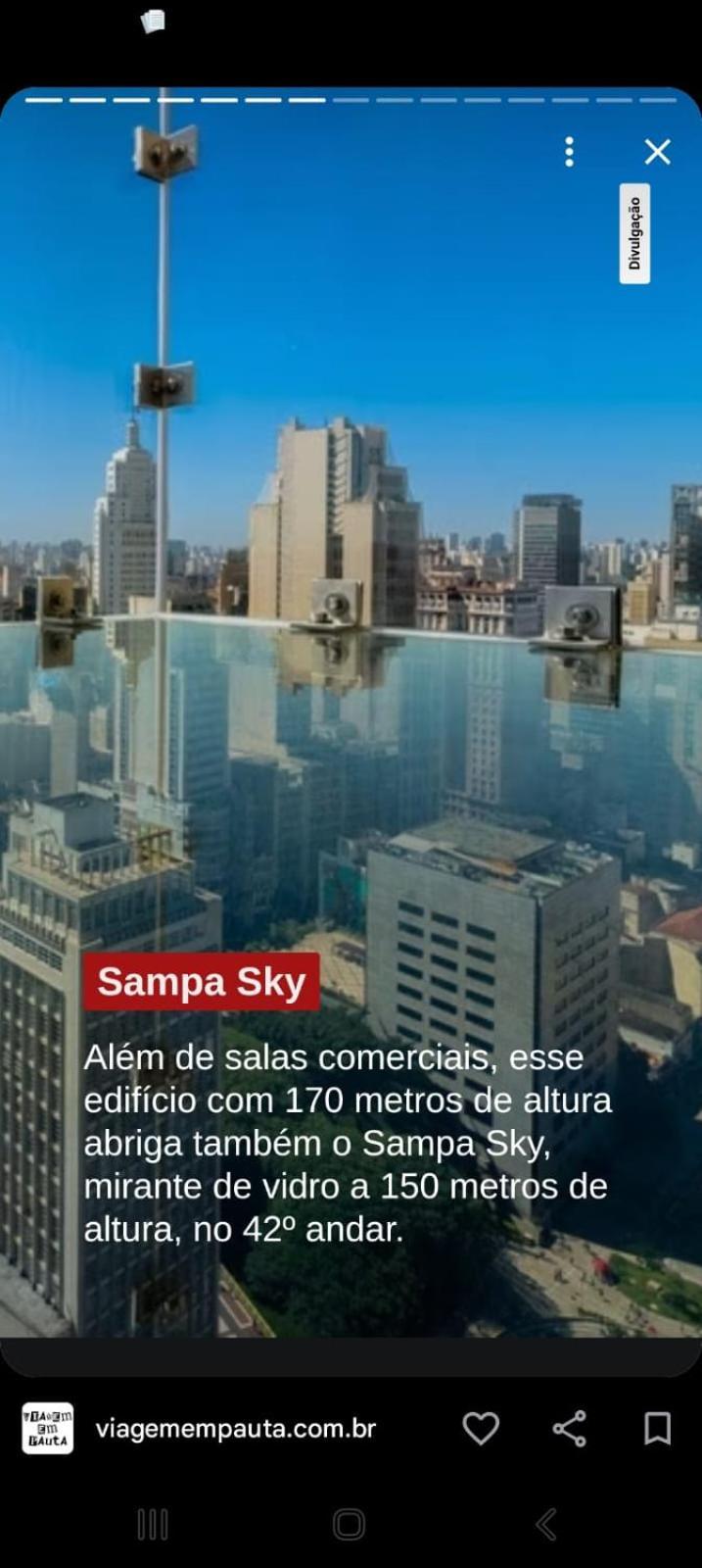 Apartment Loft 511 Edificio Do Sampa Sky Sao Paulo