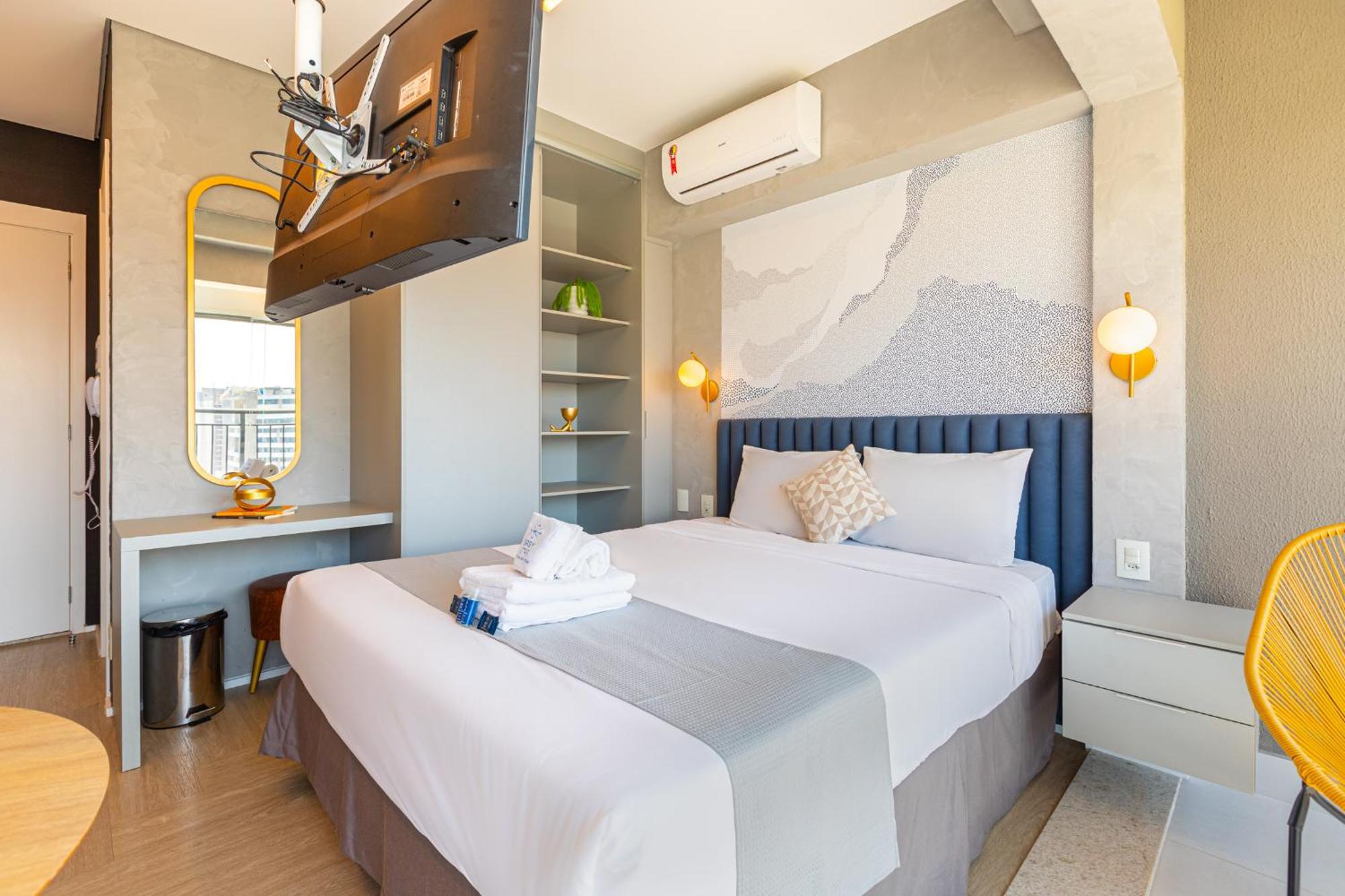 Apartment Easy Star - Lindo Ao Lado Do Metro Em Moema - Sq01h
