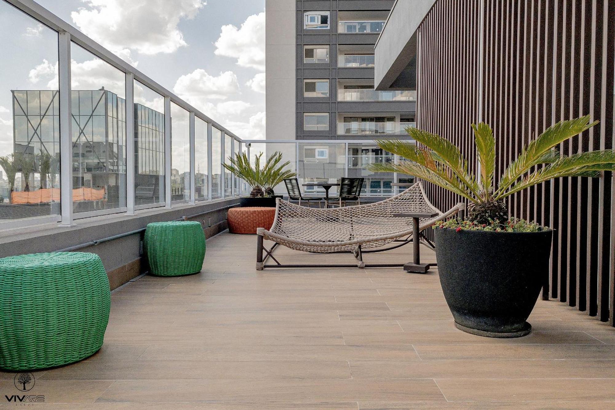 Palazzo Ibirapuera 21 º Andar Wi-fi, Ar E Metro A 5 Minutos *