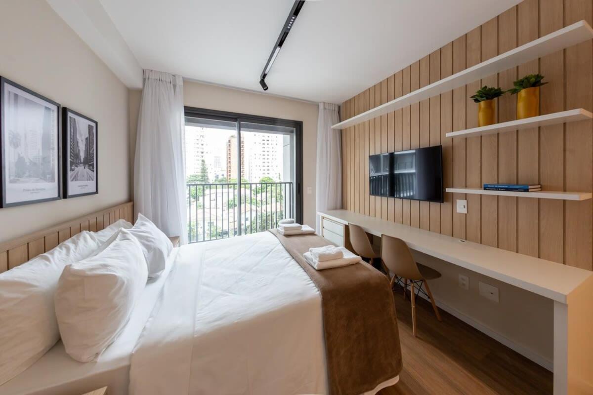 Apartment Bhomy Brooklin - Piscina Com Vista De Sampa Go61b