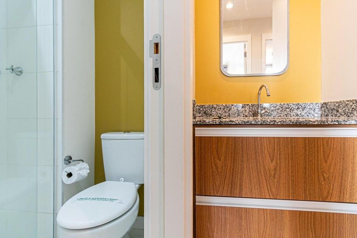 Apartment Espacoso Ii Com Piscina - Metro Bras Sao Paulo