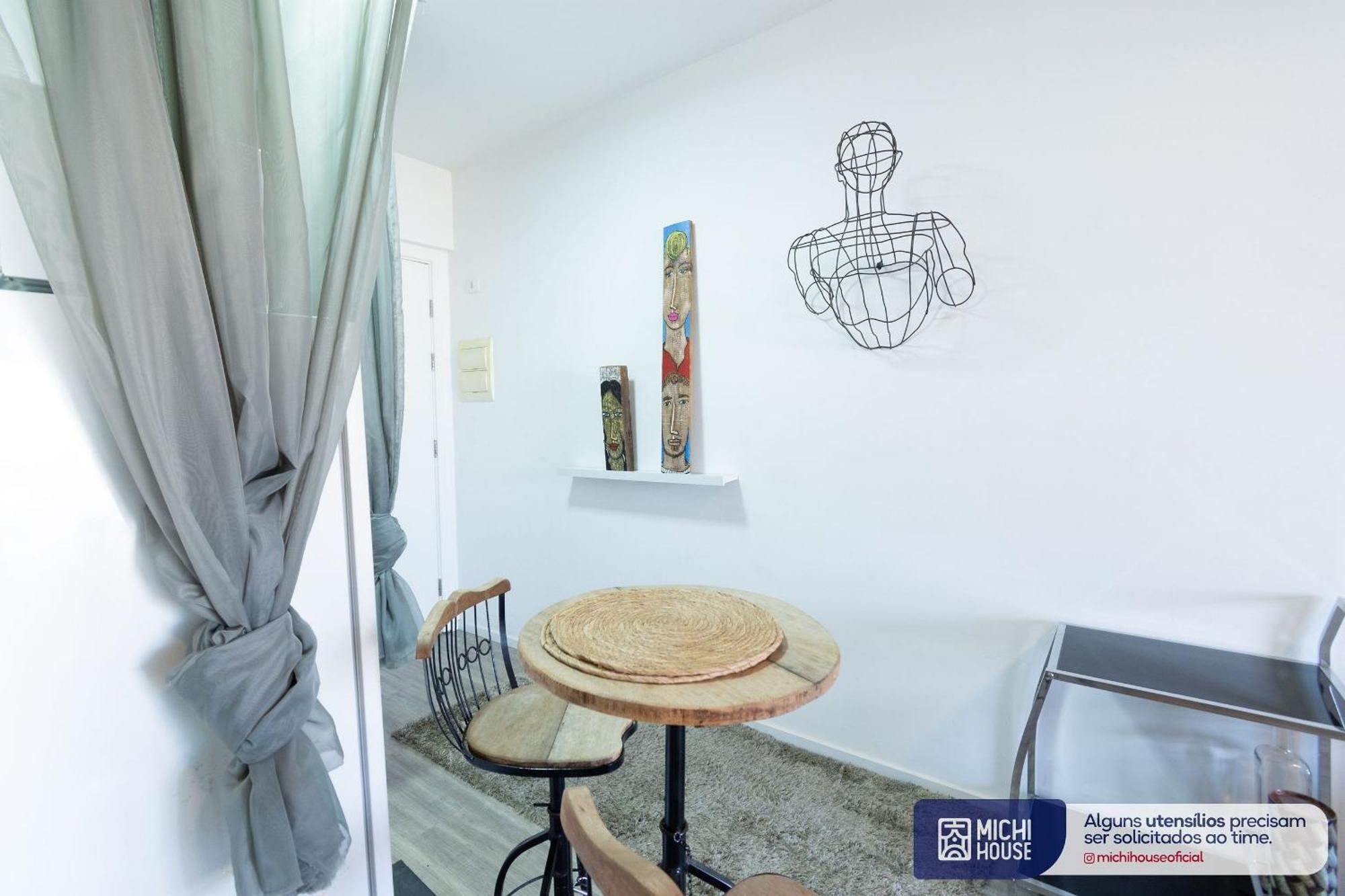 Charmoso Studio Metro Republica Wf/vista Incrivel Casa de férias São Paulo