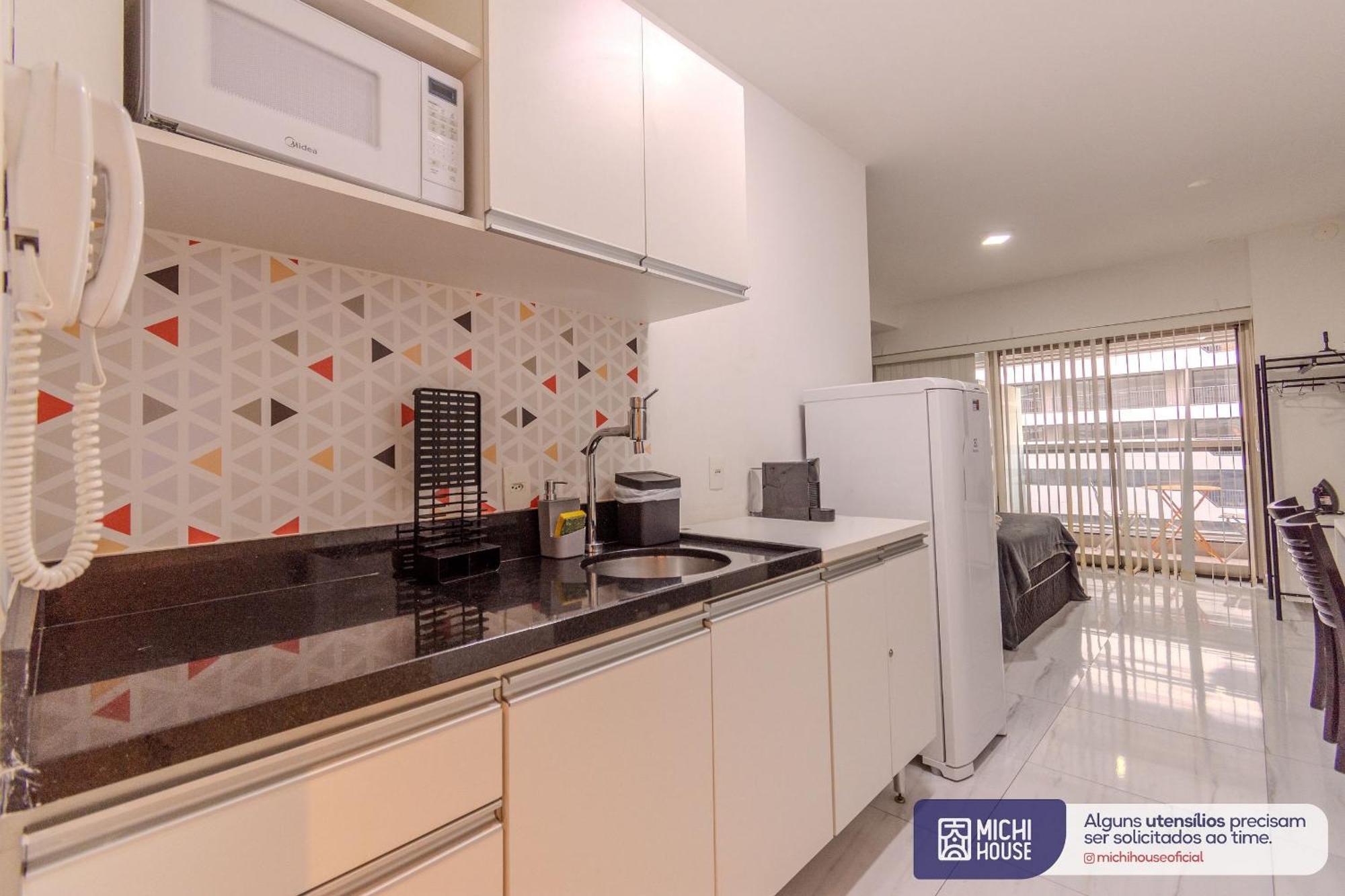Belo Studio Metro/praca Republica Wf/cozinha Apartamento