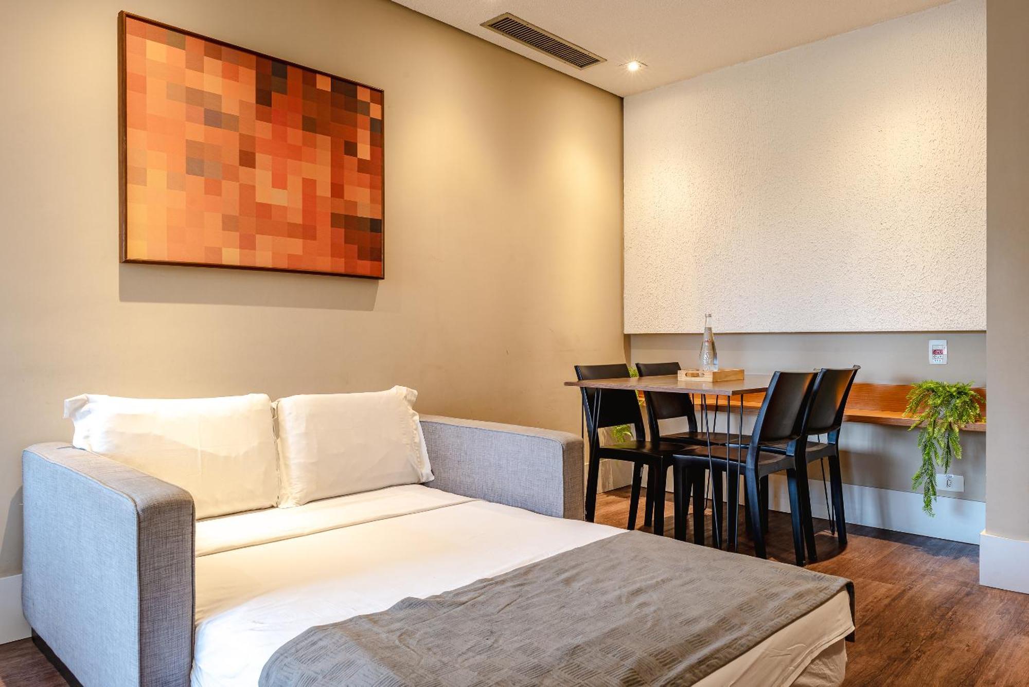 Apartment Estudio Aconchegante Com Ac, Vaga