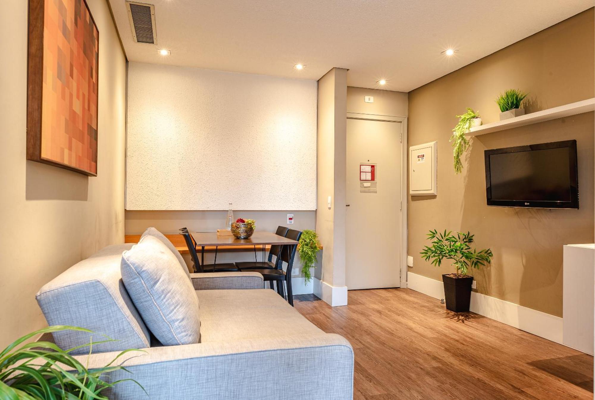 Apartment Estudio Aconchegante Com Ac, Vaga *