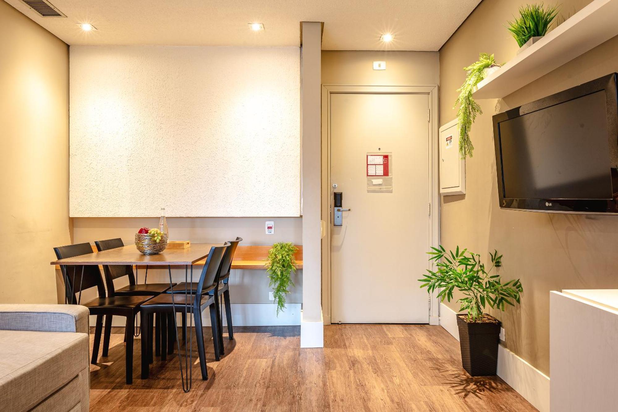 Apartment Estudio Aconchegante Com Ac, Vaga *