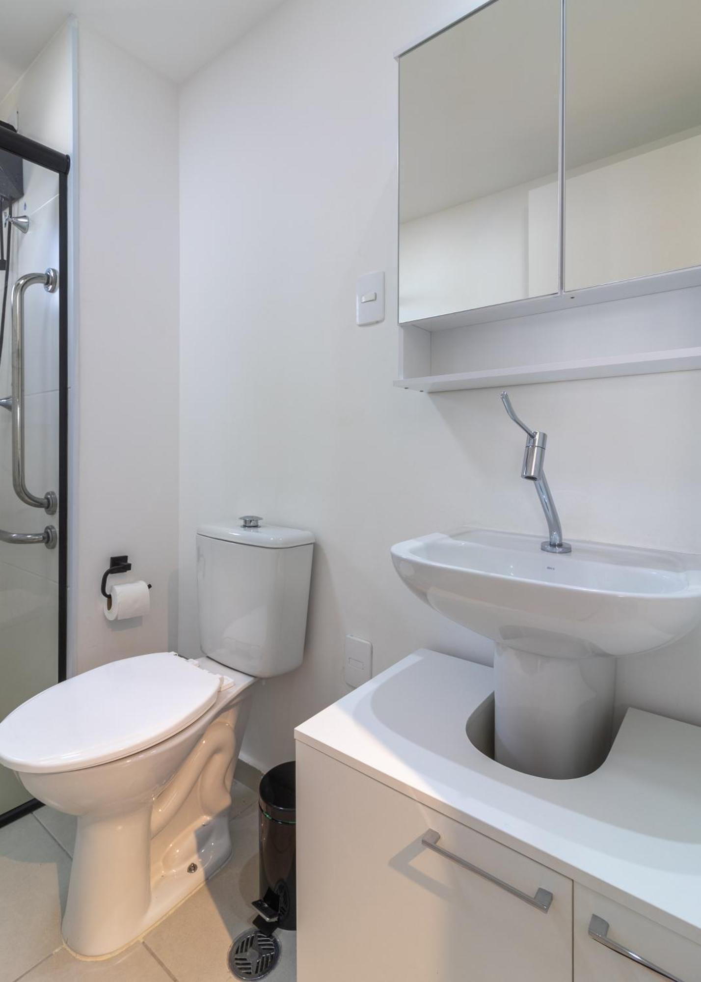 Apartamento Flat Com Separado E Varanda A 200m Do Metro Madalena São Paulo