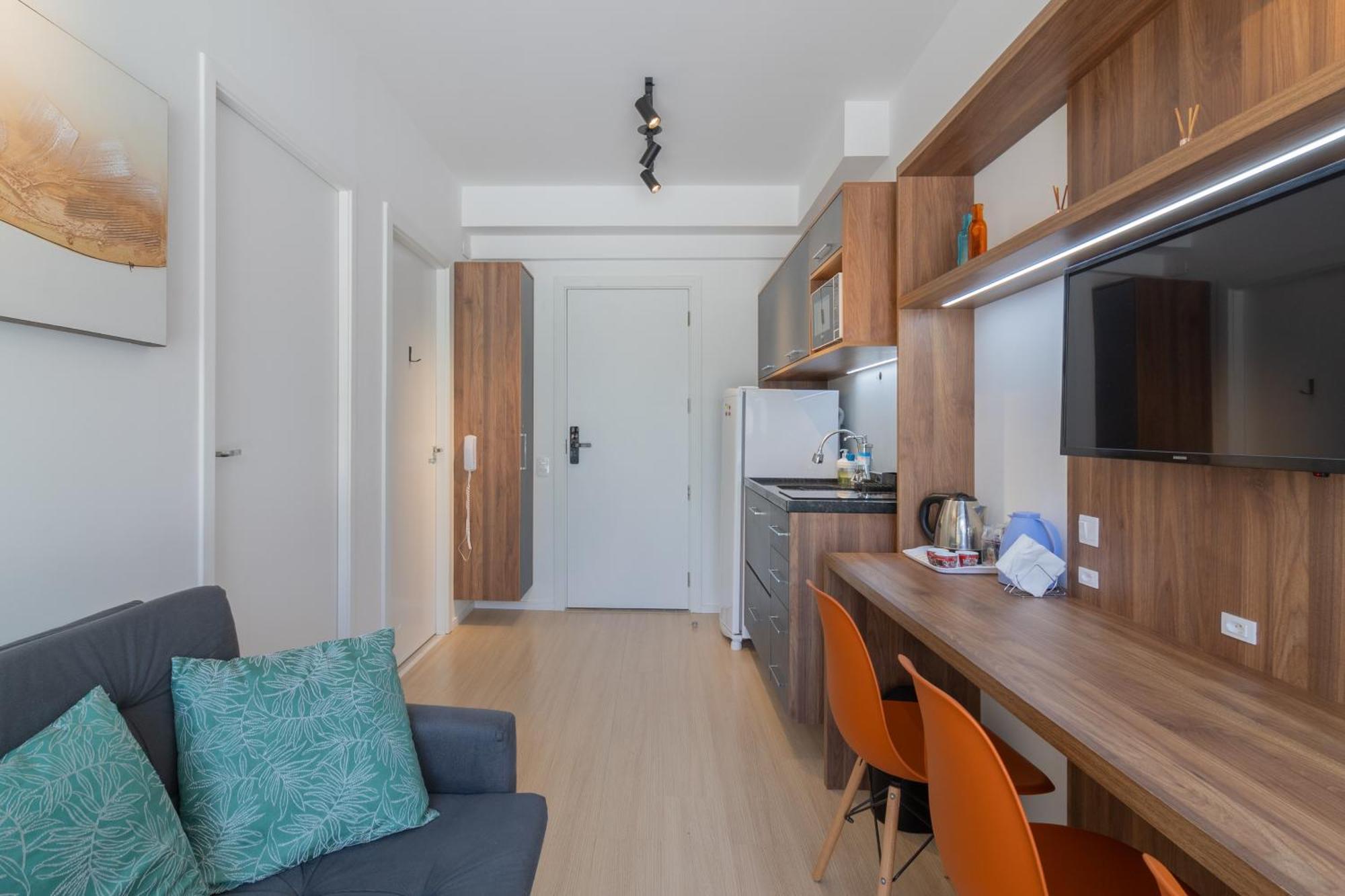 Flat Com Separado E Varanda A 200m Do Metro Madalena Apartamento *