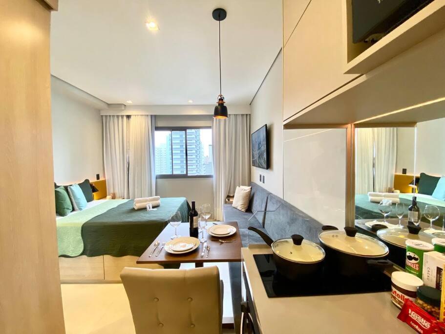 Apartment V1207 - Flat Inteligente Na Mariana | Metro Sao Paulo