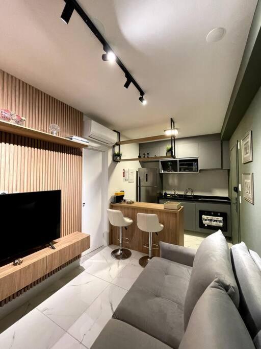 Apartamento Apto Novo No Brooklin Com Ar E Garagem