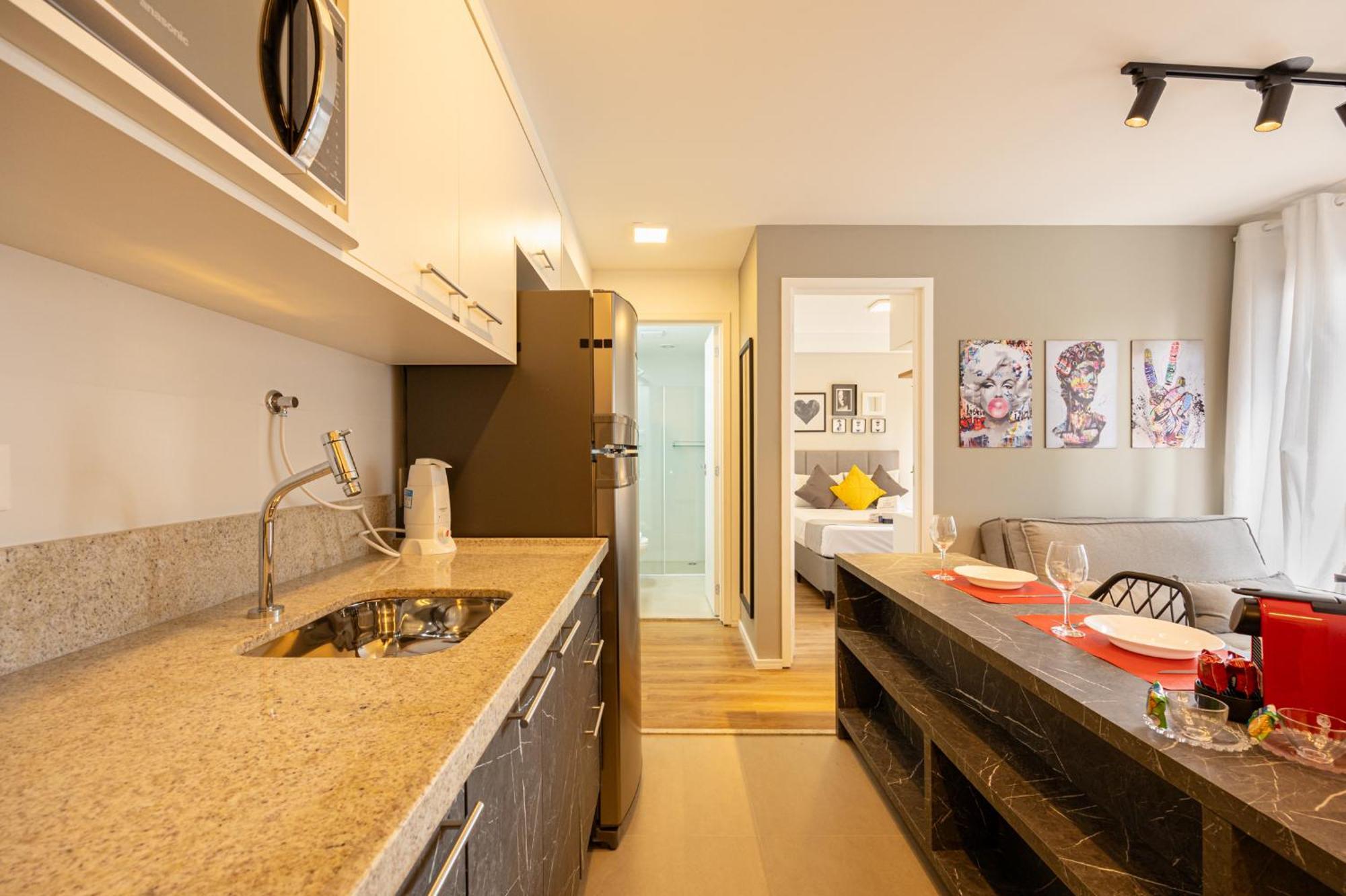 Apartamento Easy Star - De 2 Quartos Proximo Shop. Ibirapuera - Gw01i