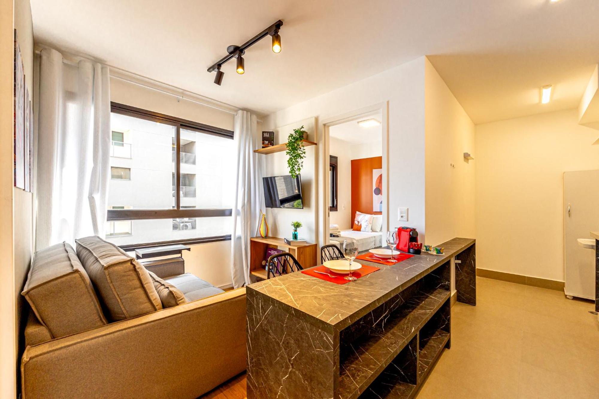 Apartamento Easy Star - De 2 Quartos Proximo Shop. Ibirapuera - Gw01i São Paulo