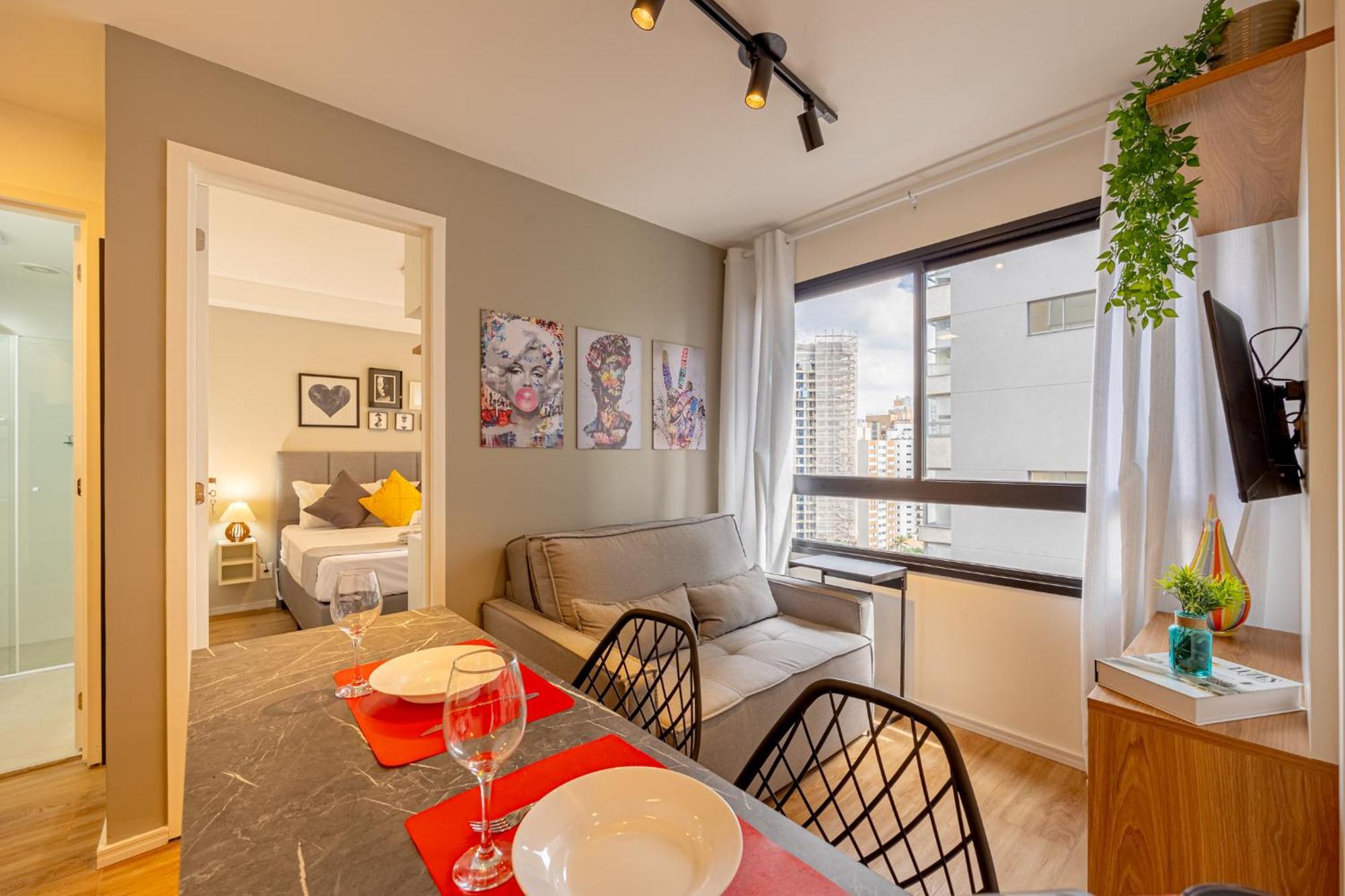 Easy Star - De 2 Quartos Proximo Shop. Ibirapuera - Gw01i Apartamento *