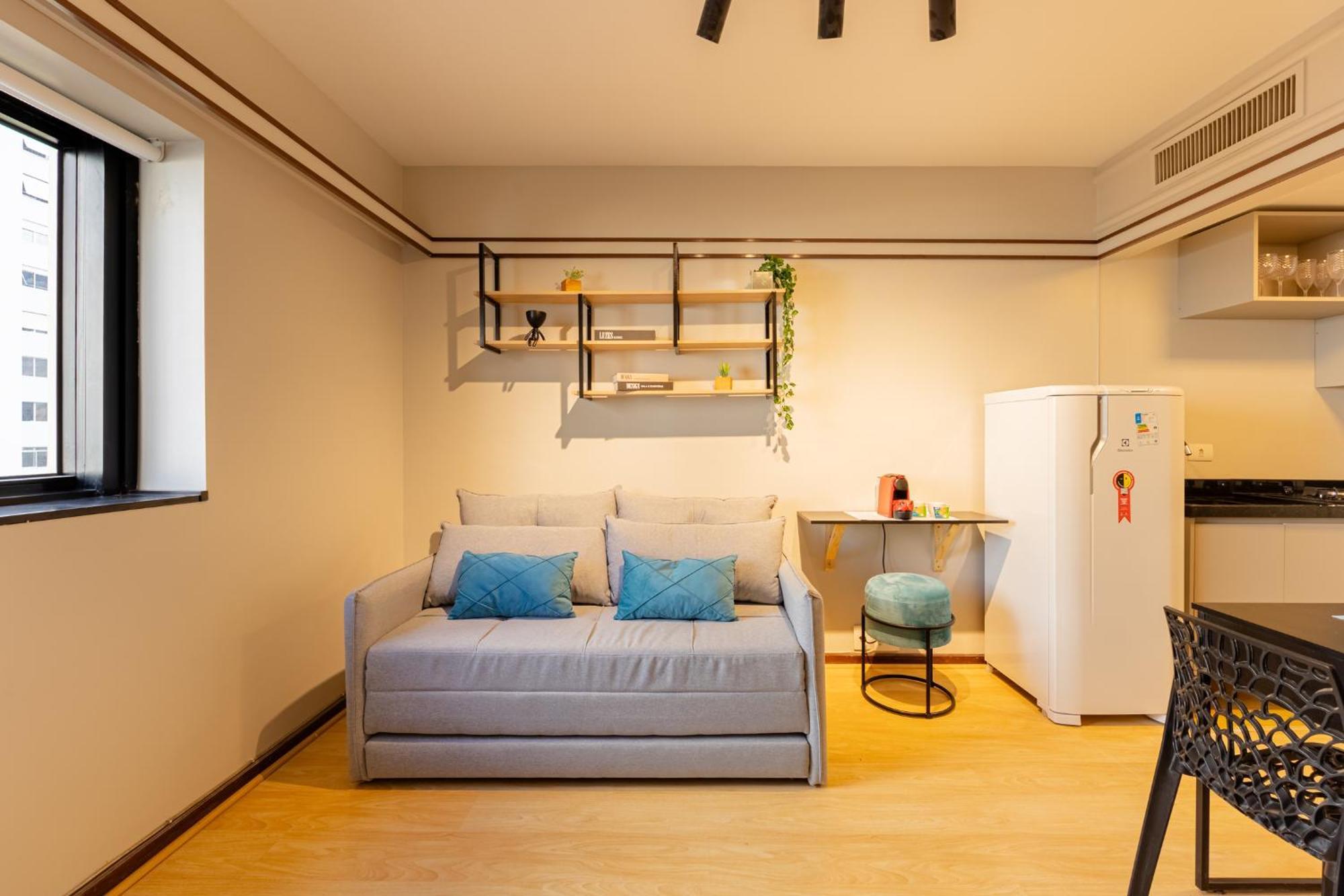Apartamento Easy Star - Aconchegante Flat Perto Do Shopping Pamplona - Hq03i *