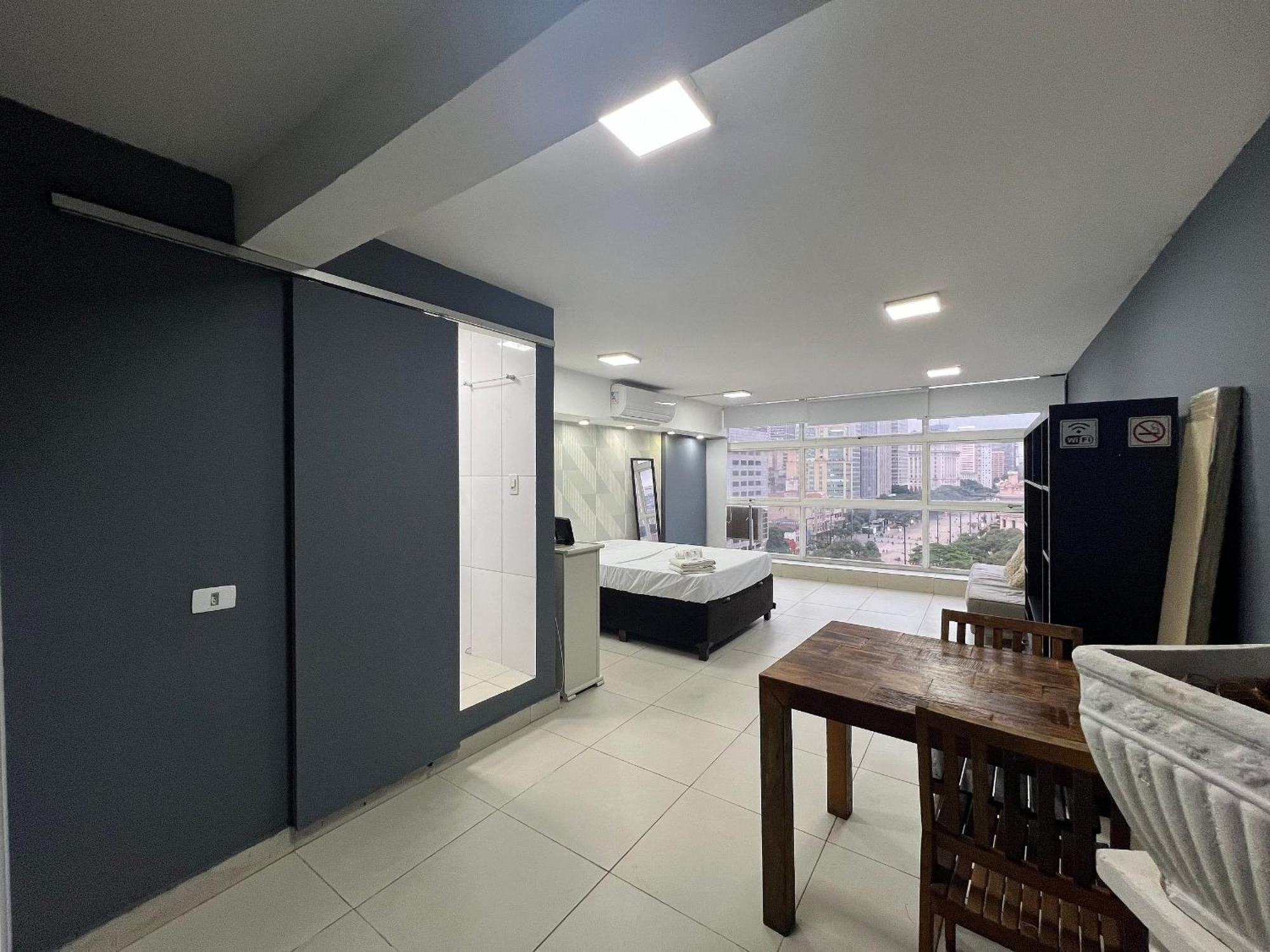 Apartment Aconhegante Studio Ac/wf Vista Incrivel Do Vale Sao Paulo