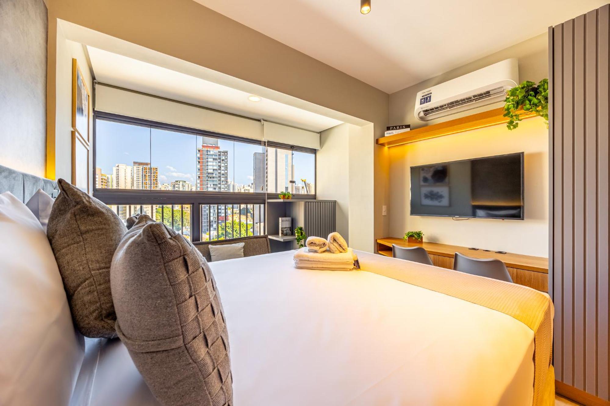 Easy Star - Belissimo Ao Lado Do Allianz Park - Kg01i Apartamento *