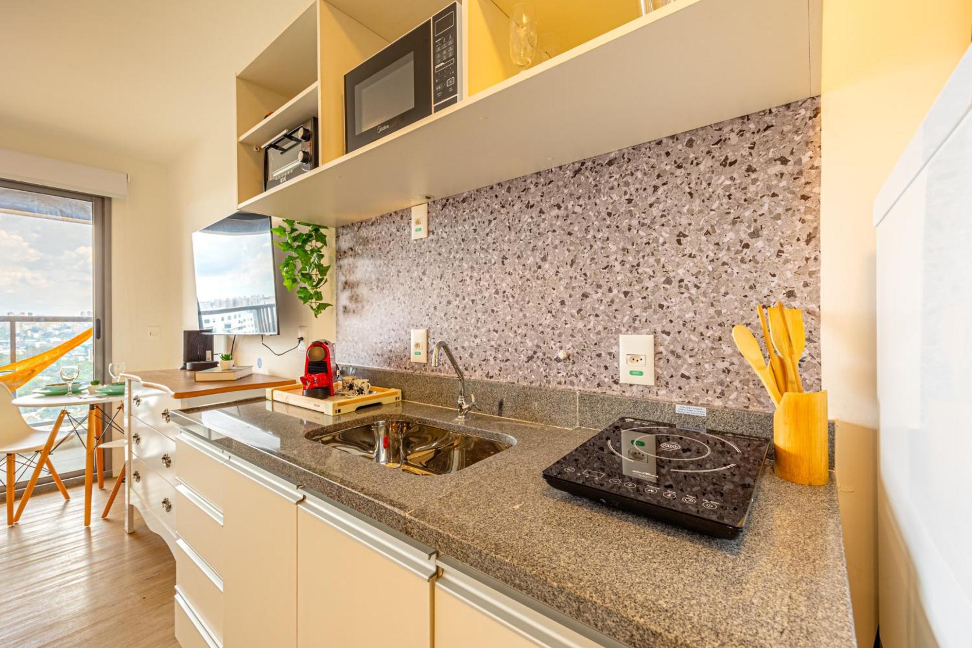 Apartment Studio Com Vista Livre No Alto Da Boa Vista Sao Paulo