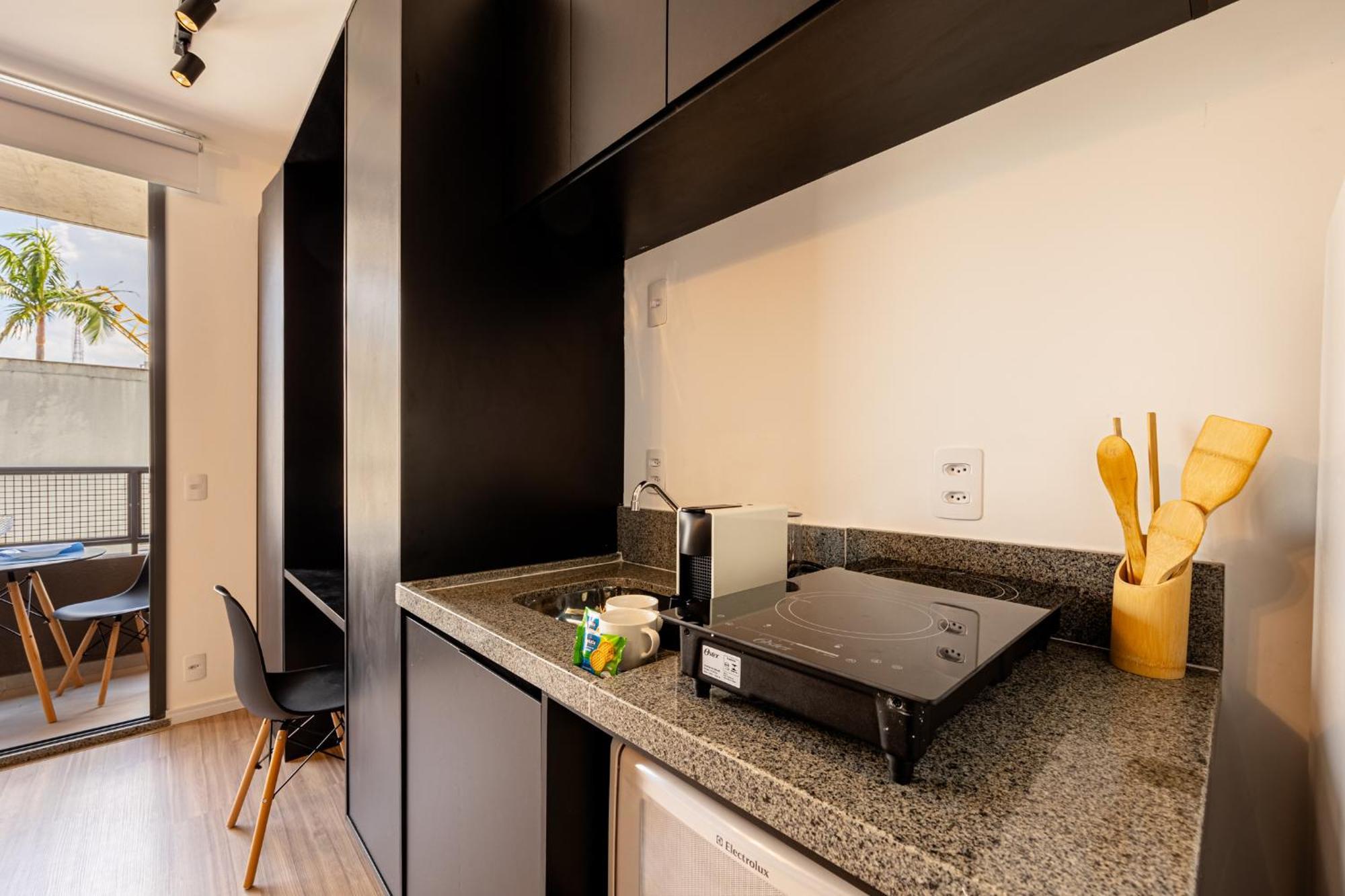 Apartment Minimalista E Completo Na Frei Caneca Sao Paulo