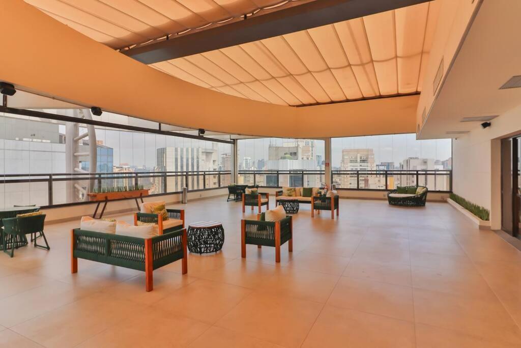 Apartamento Flat Moderno Dentro De Predio Incrivel No Itaim