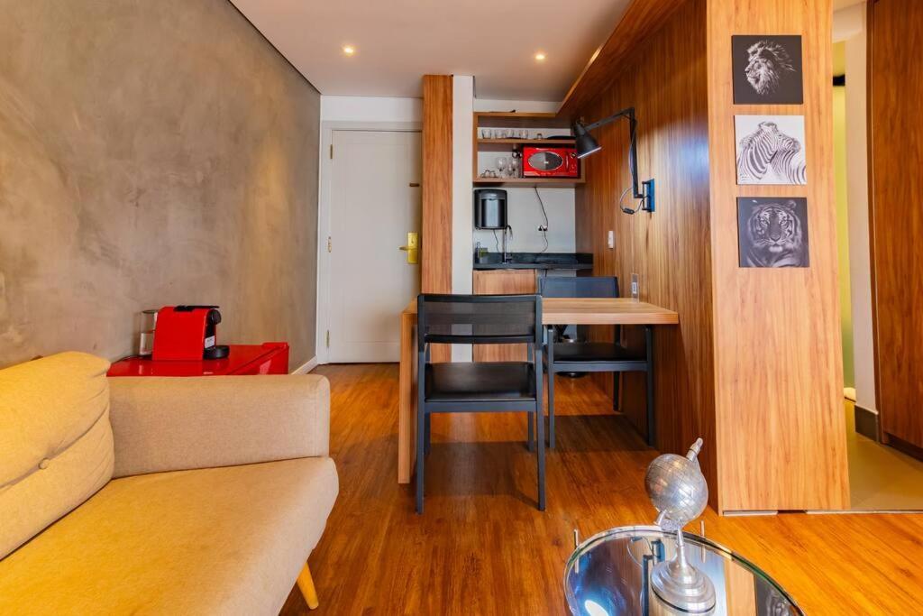 Apartamento Flat Moderno Dentro De Predio Incrivel No Itaim *