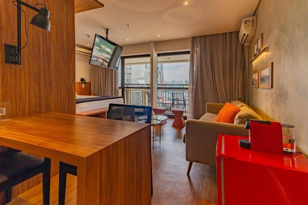 Flat Moderno Dentro De Predio Incrivel No Itaim Apartamento São Paulo