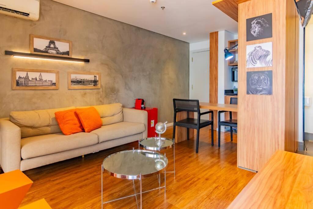 Apartamento Flat Moderno Dentro De Predio Incrivel No Itaim São Paulo