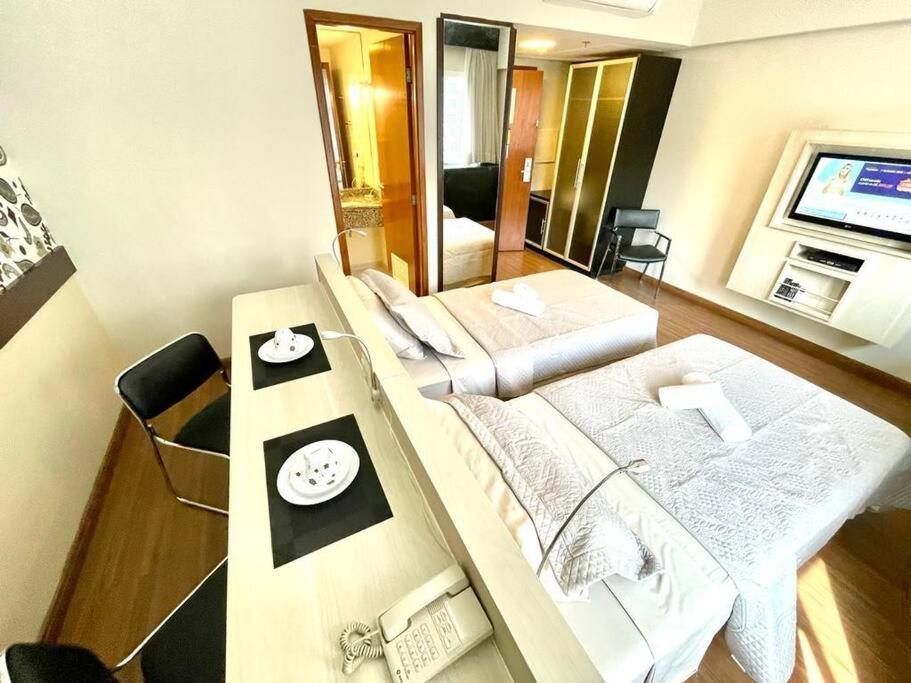 Flat Com Garagem Perto Hospital Bp Apartamento