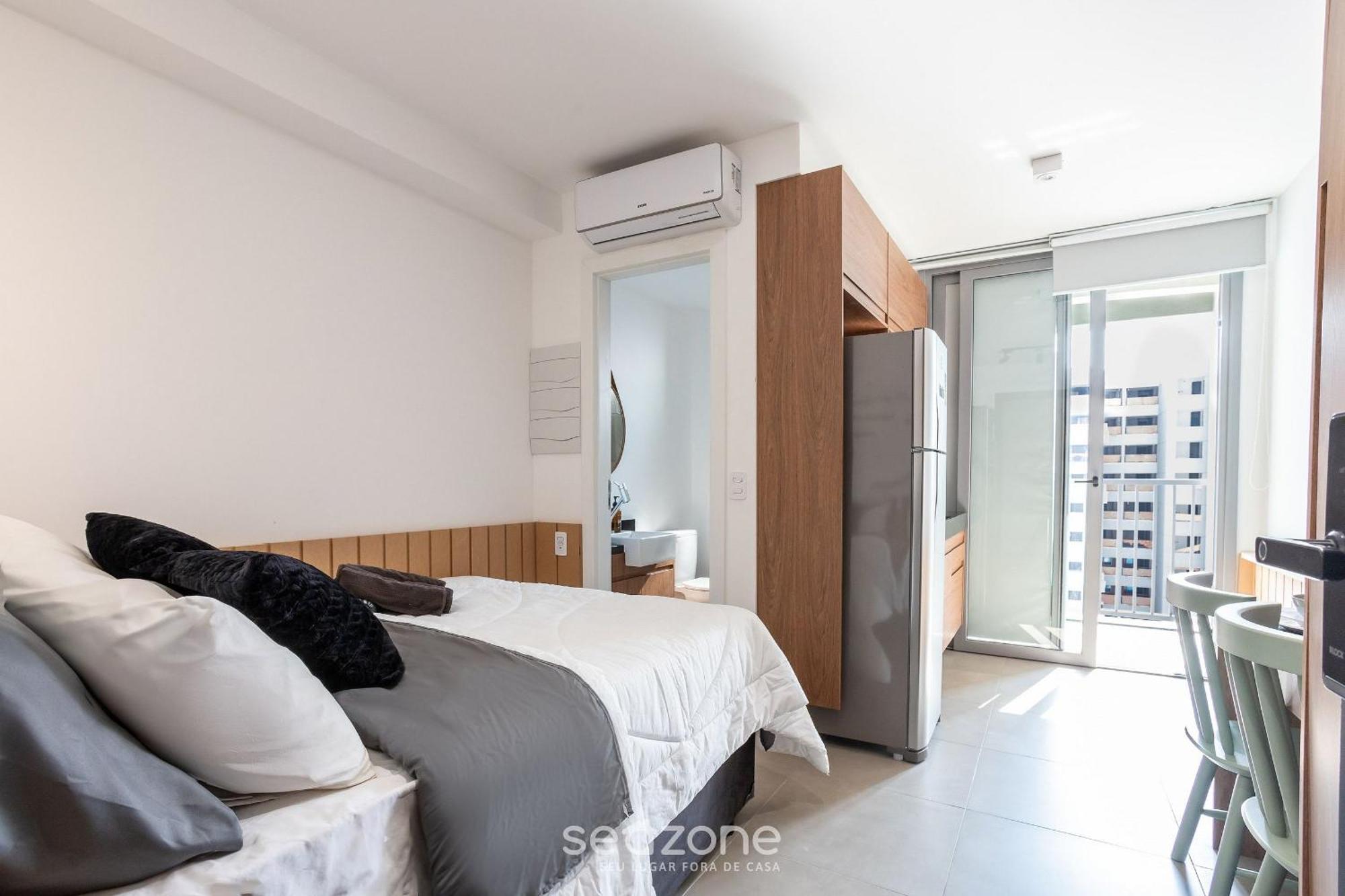 Apartamento Estudio A 300m Do Metro Indianopolis Ois1003