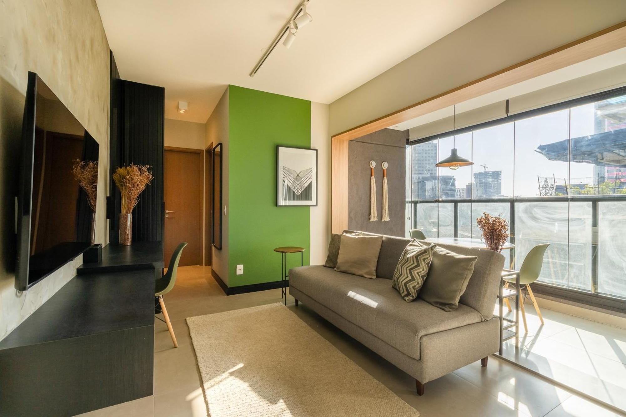 Bhomy Pinheiros Decoracao Linda E Completo Iq42 Apartamento São Paulo