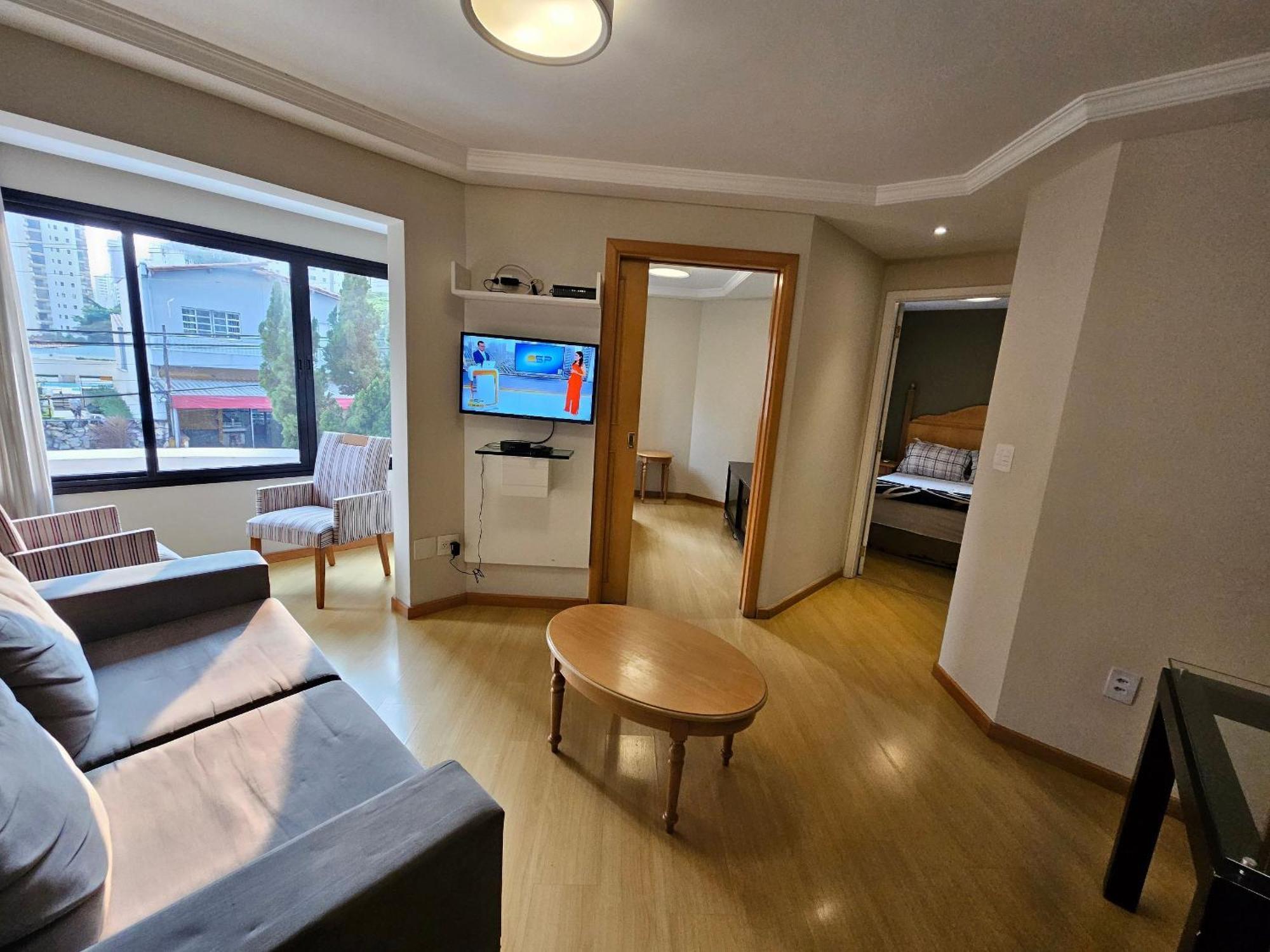 Flat Com Dois Quartos E Dois Banheiros Apartamento *