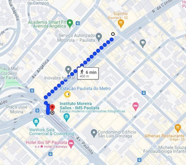 Apartamento Novo Consolacao ,450 M Da Av Paulista São Paulo
