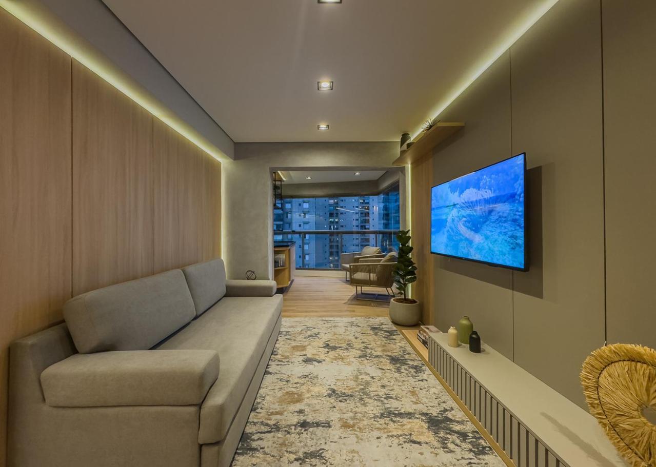 New Brooklin 67m2 - 2 Quartos, Garagem, Rooftop - Aeroporto E Consulado Apartment Sao Paulo