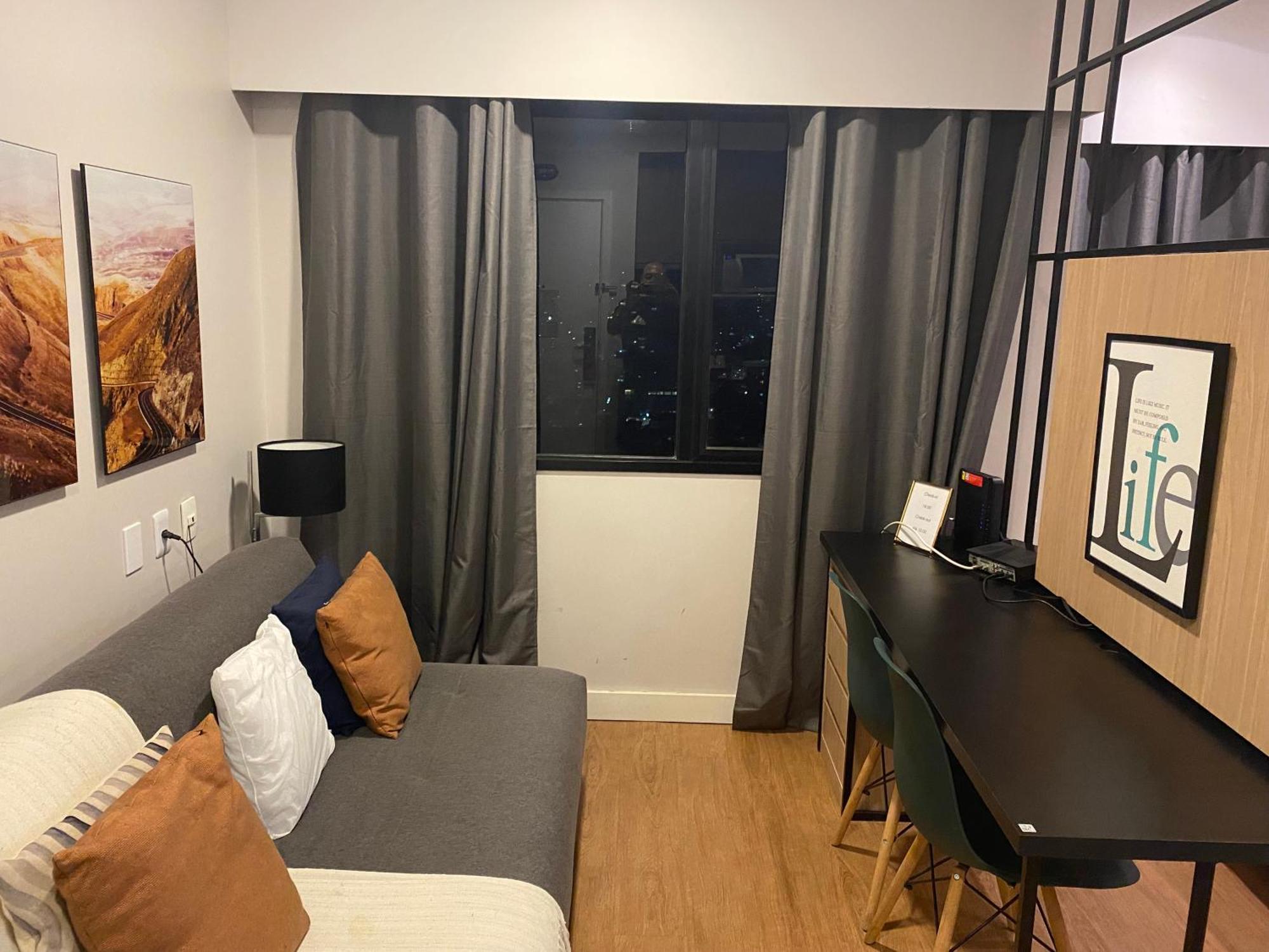 Flat Maravilhoso Em Frente Ao Aeroporto De Congonhas - H1601 Apartamento São Paulo
